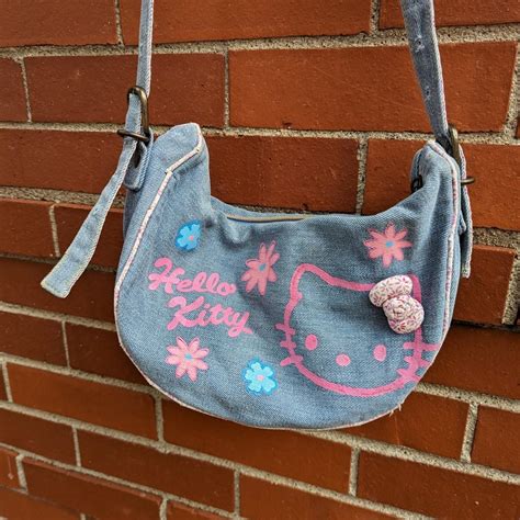 hello kitty denim bag.